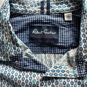Robert Graham Men’s Short Sleeve Button Down Shirt - 3XL